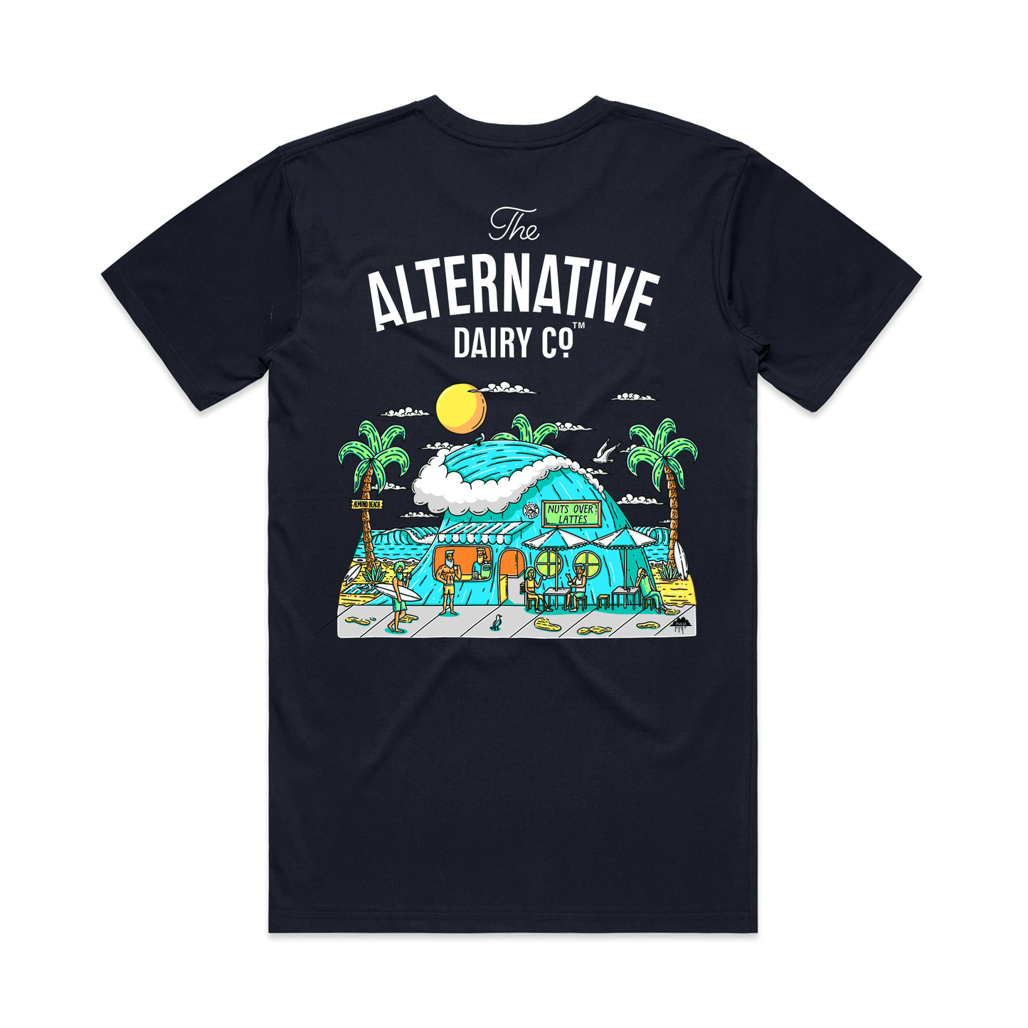 Almond Beach Café Tee image 0