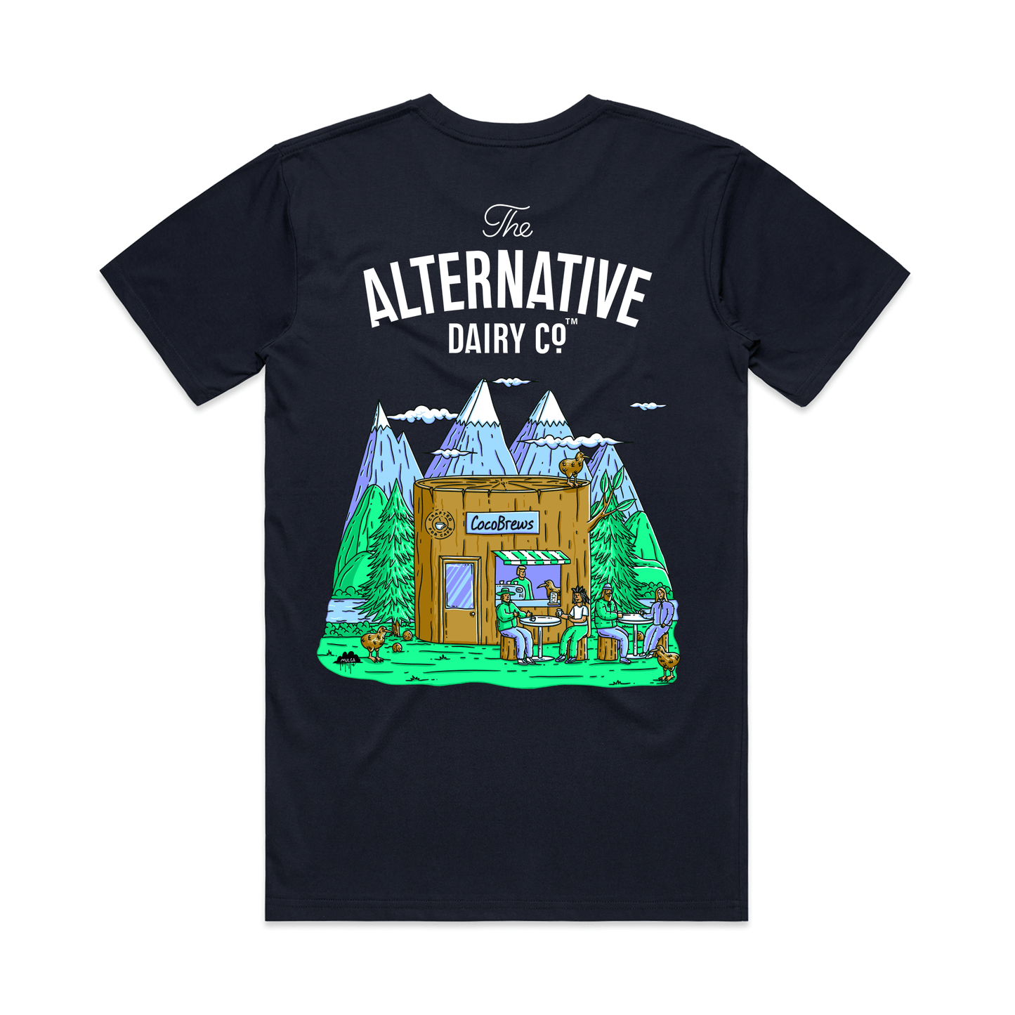 Coconut NZ Mountain Café Tee image 0