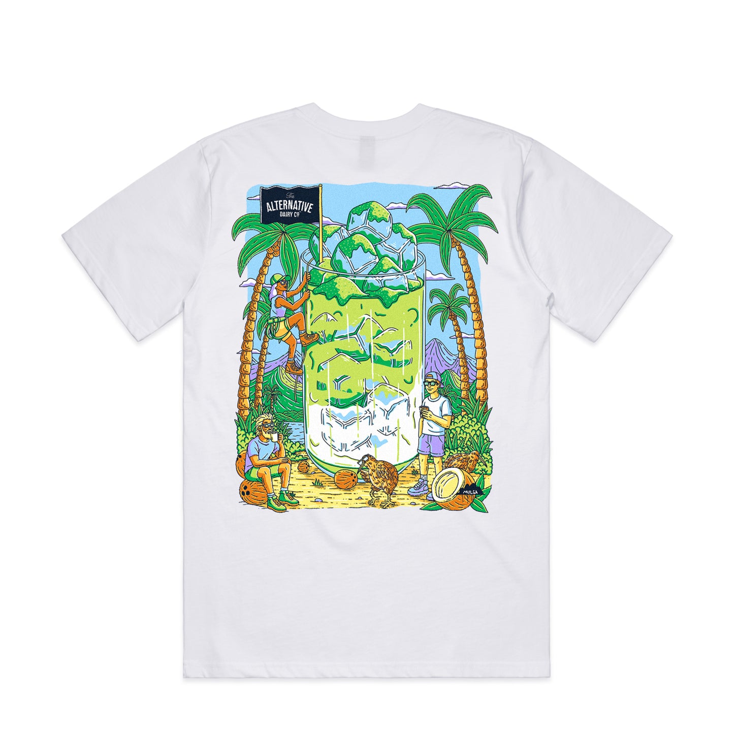 Coconut Matcha Tee - White